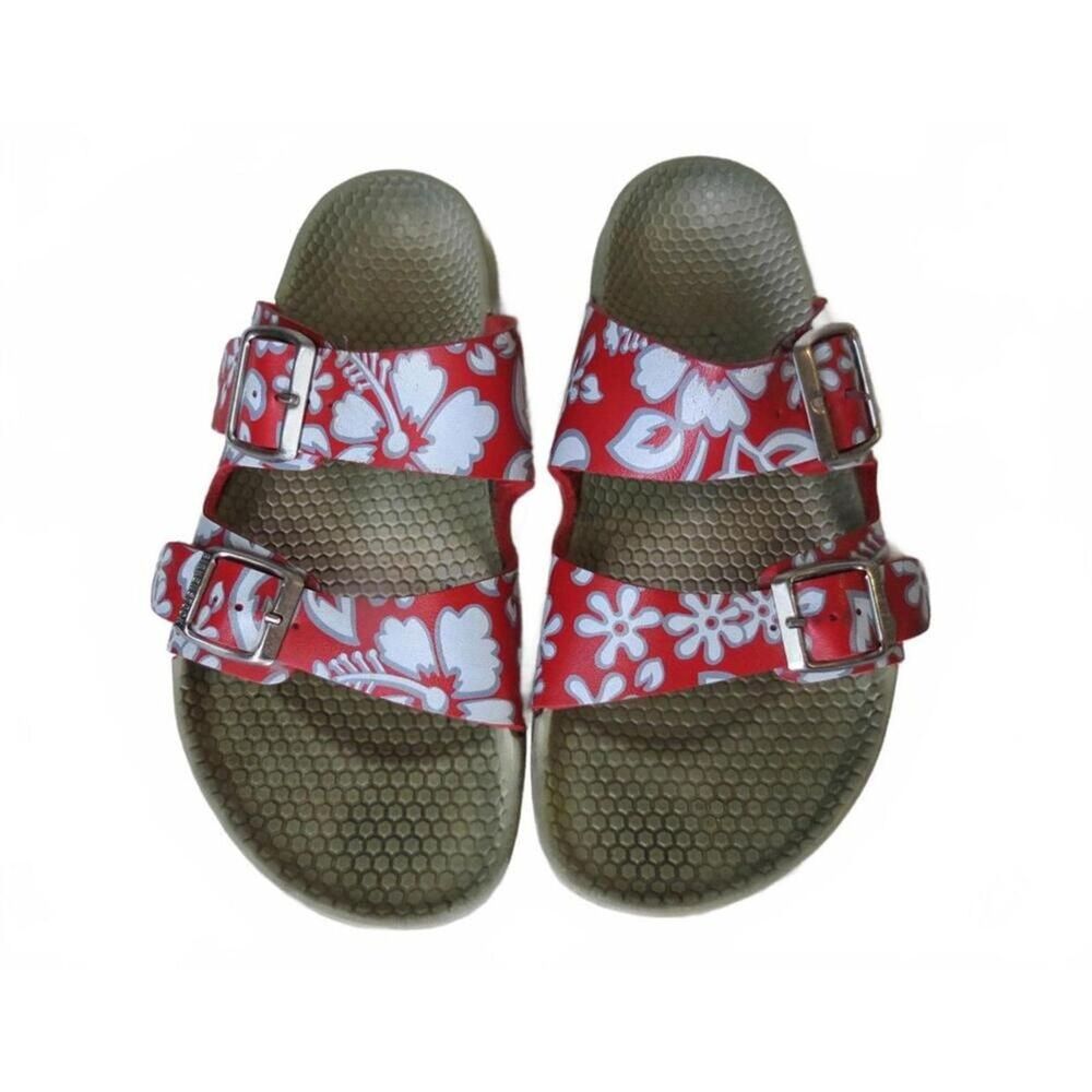 Birkenstock Womens Arizona Aloha Hawaiian Summer Hippie Granola Sandals Size 6